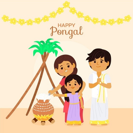 pongal celebration kids