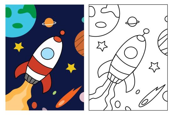 Space Drawing for Kids: Online Drawing Classes for Kids