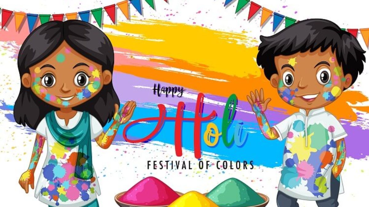 Holi Drawing | Holi Special Drawing easy steps | Happy Holi Drawing | Holi  Festival Drawing | Cute drawings for kids, Easy drawings, Art drawings for  kids