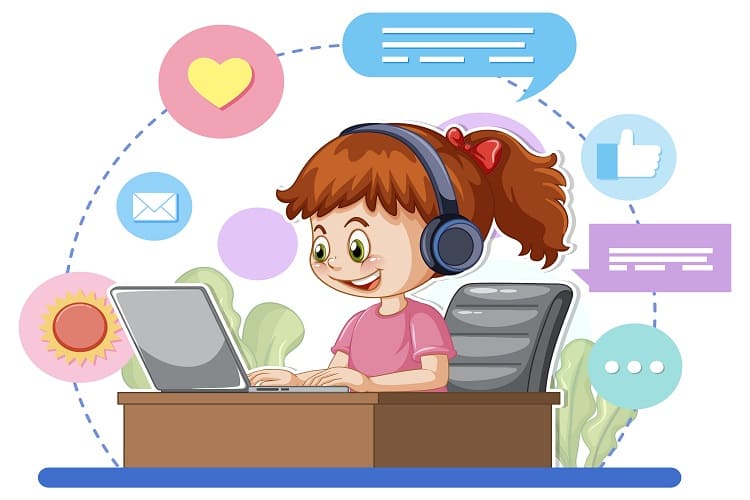 Online learning for kids