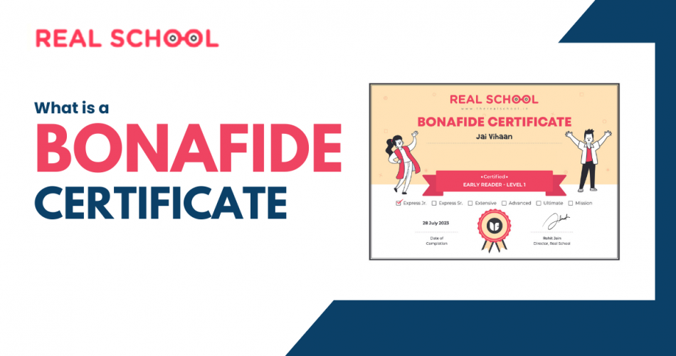 What is bonafide certificate